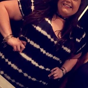 Collar neck tiedye tunic